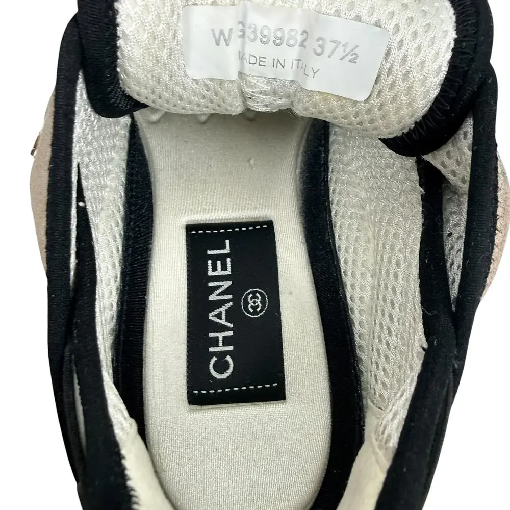 CHANEL suede calfskin